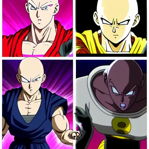 Cooler (Dragon Ball Z) vs Saitama and Garou (One-Punch Man)