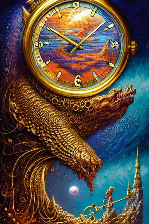 Prompt: intricate magical Worldtimer clocks, inspired by Harry Potter, james gurney, dan luvisi, Petros Afshar, tim hildebrandt, liam wong, Mark Riddick, thomas kinkade, ernst haeckel, dan mumford, trending on artstation, josephine wall, WLOP, cgsociety by Gediminas Pranckevicius, trending on cgsociety and DeviantArt