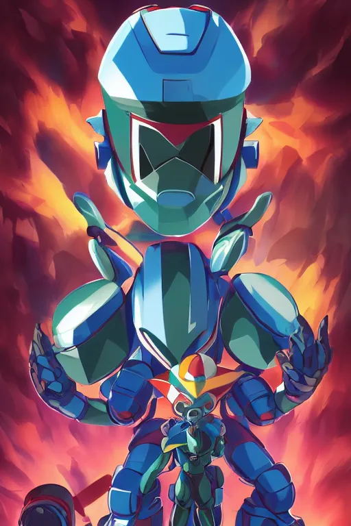 Image similar to robot ninja mask helmet megaman x zero rockman 2 0 2 2 switch game boss legacy collection fanart artsation, art gta 5 comics, behance hd by jesper ejsing, by rhads, makoto shinkai and lois van baarle, ilya kuvshinov, rossdraws global illumination ray tracing