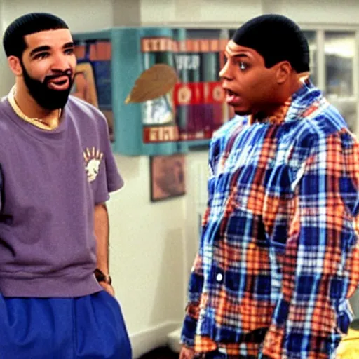 Image similar to a tv still of Drake starring in Kenan & Kel (1999)