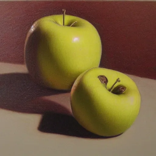 Prompt: academic drawing of an apple, Charles Bargue