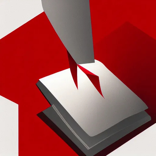 Image similar to 2 dimensional, vector, low poly, white fire hovering over an open book icon, red background, cgsociety, artstation