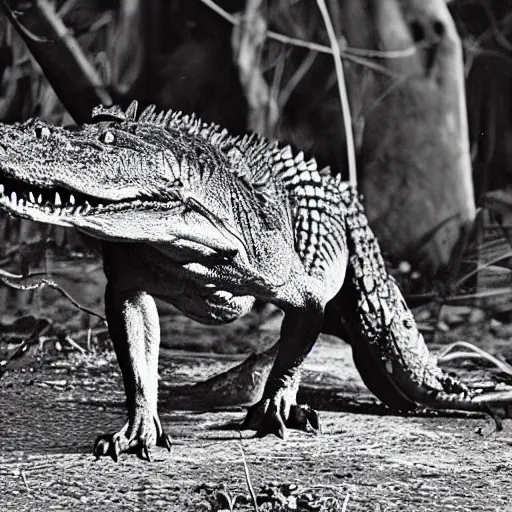 Image similar to Photomorph that fuses a crocodile with a wolf