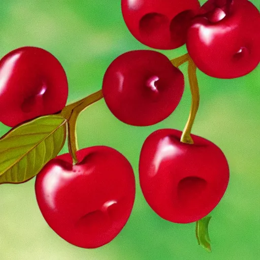 Image similar to Sad Cherry, frown, Cherry fruit