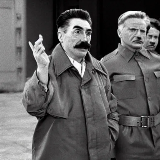 Image similar to joseph stalin in back to the future