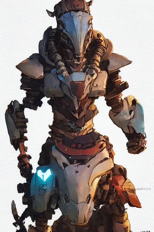 Image similar to combination suit armor aloy horizon forbidden west horizon zero dawn robot ninja mask helmet backpack tribal, art gta 5 comics, official fanart behance hd artstation by jesper ejsing, by rhads, makoto shinkai and lois van baarle, ilya kuvshinov, ossdraws radiating a glowing aura cgi rtx 2 0 2 2