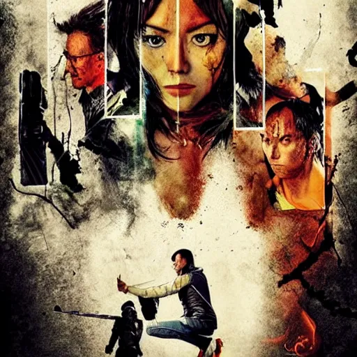 Prompt: poster for the film called brazil 2, 8 k, hd, dustin nguyen, akihiko yoshida, greg tocchini, greg rutkowski, cliff chiang