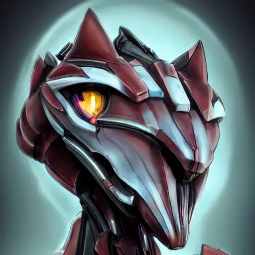 Prompt: stunning headshot of a beautiful anthropomorphic robot mecha female dragon, with smooth and streamlined armor, standing and posing elegantly, well detailed dragon head with epic LED eyes and a beautiful organic maw open, the camera staring down the maw, sharp and dangerous sleek design, two arms, beautiful digital art, artstation, DeviantArt, FurAffinity, professional, depth of field, close-up, hd, octane render, sunset lighting