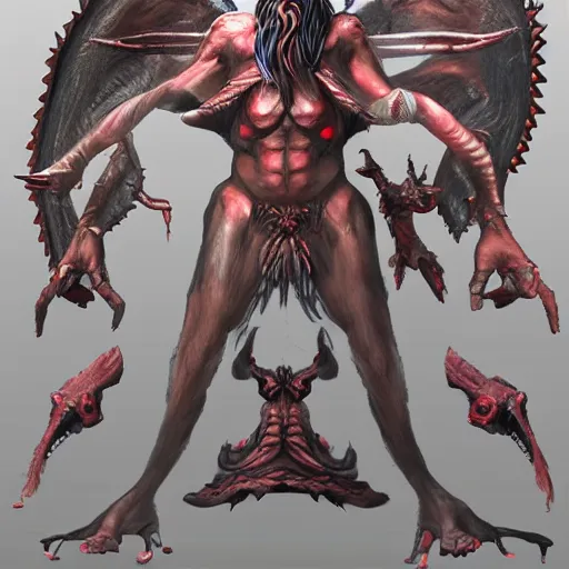 Image similar to photorealistic god of demons