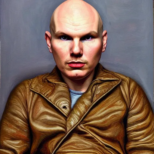 Prompt: high quality high detail painting by lucian freud, hd, billy corgan