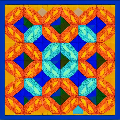 Prompt: fabric pattern of a meeple