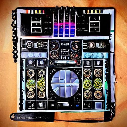 Image similar to spell book on the dj decks