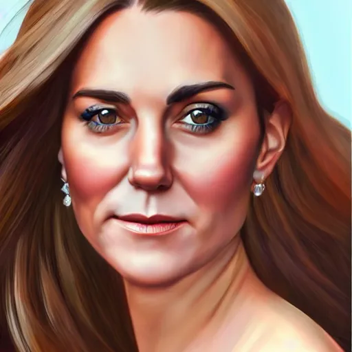 Image similar to hyperrealist portrait of kate middleton as lady godiva, photo realistic, dynamic lighting, artstation, poster, volumetric lighting, very detailed faces, 4 k, award winning