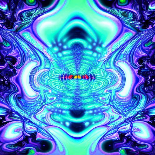 Image similar to cosmic computer fractal mind