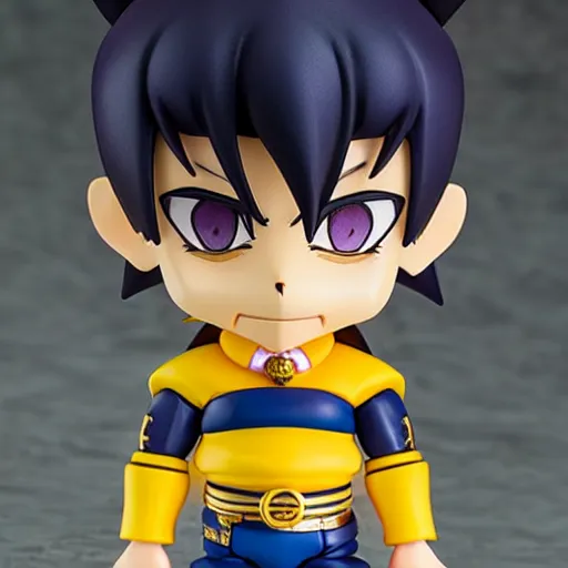 Prompt: a josuke higashikata nendoroid, product shot