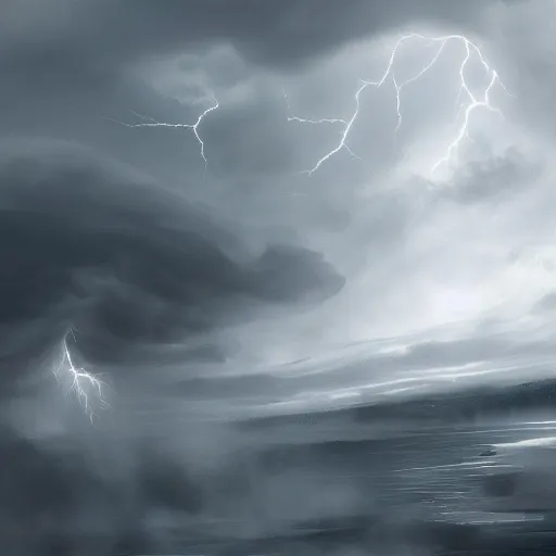 Prompt: i am the storm that is approaching, digital, concept art, epic,