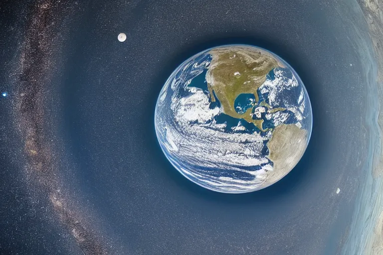 Prompt: orbital photo of earth by emmanuel lubezki