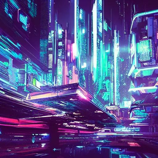 Image similar to “ planet earth, cyberpunk art by vincent lefevre, behance contest winner, altermodern, cityscape, synthwave, matte painting ”