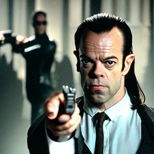 Prompt: agent smith and elrond