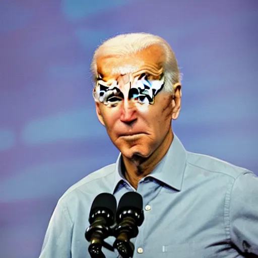 Prompt: Joe Biden as Alien