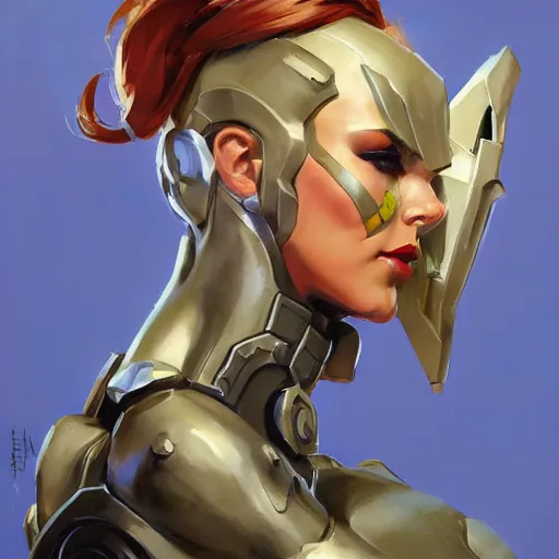 Image similar to greg manchess portrait painting of armored punisher ivy as overwatch character, medium shot, asymmetrical, profile picture, organic painting, sunny day, matte painting, bold shapes, hard edges, street art, trending on artstation, by huang guangjian and gil elvgren and sachin teng