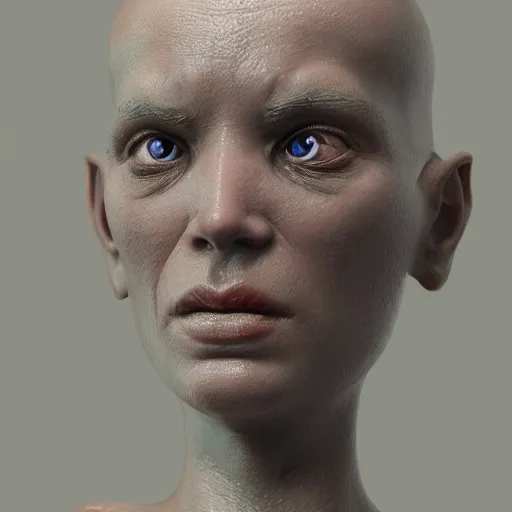 Prompt: a humanoid made of gelatin, translucent, realistic octane render, high detail