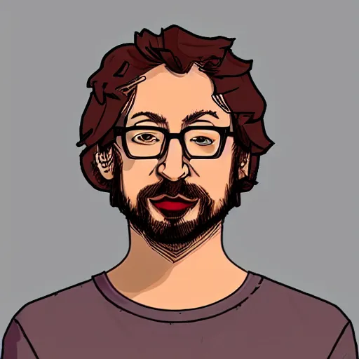 Image similar to a portrait of sam hyde, highly detailed, in the style of picrew avatar