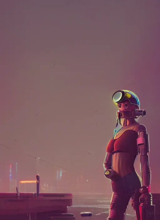 Prompt: a woman wearing a helmet drinking a drink, cyberpunk art by simon stalenhag, cgsociety, panfuturism, dystopian art, sci - fi, artstation hq