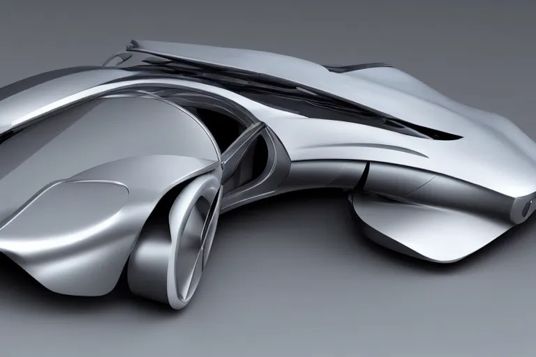 Prompt: A futuristic car designed by Apple Inc., iPhone design, Apple Inc design, studio photo, 3d concept