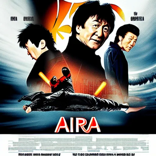 Prompt: Akira Poster with Jackie Chan