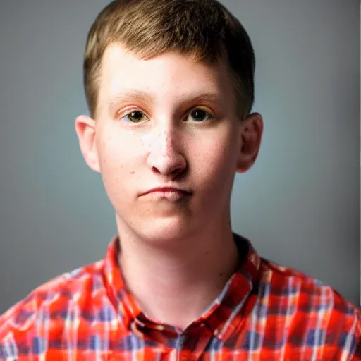 Prompt: award winning photograph portrait of kyle funkhouser, realistic