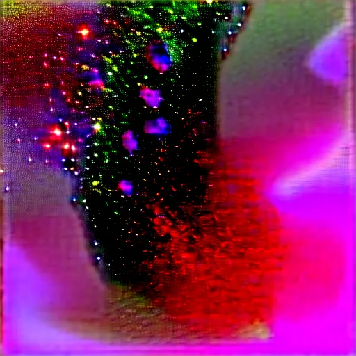 Prompt: Sparkly purple explosion, digital art