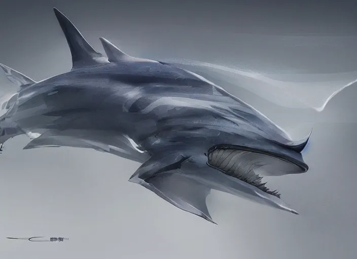 Image similar to a beautiful concept design of a car that looks almost like a shark or a whale. car design by cory loftis, fenghua zhong, ryohei hase, ismail inceoglu and ruan jia, henrik fisker and bruce kaiser and scott robertson and dmitry mazurkevich and doruk erdem and jon sibal, volumetric light.