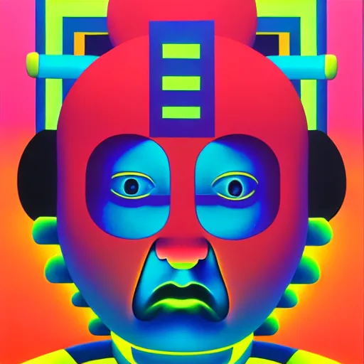 Image similar to warrior by shusei nagaoka, kaws, david rudnick, airbrush on canvas, pastell colours, cell shaded, 8 k