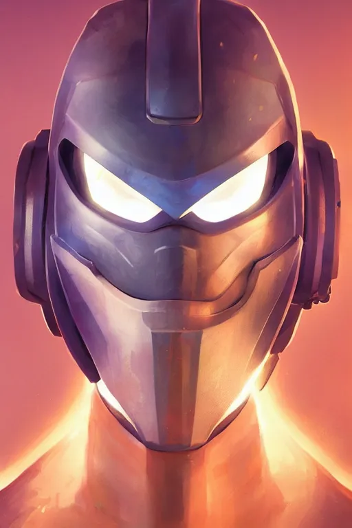 Image similar to epic mask helmet robot ninja portrait stylized as fornite style game design fanart by concept artist gervasio canda, behance hd by jesper ejsing, by rhads, makoto shinkai and lois van baarle, ilya kuvshinov, rossdraws global illumination radiating a glowing aura global illumination ray tracing hdr render in unreal engine 5