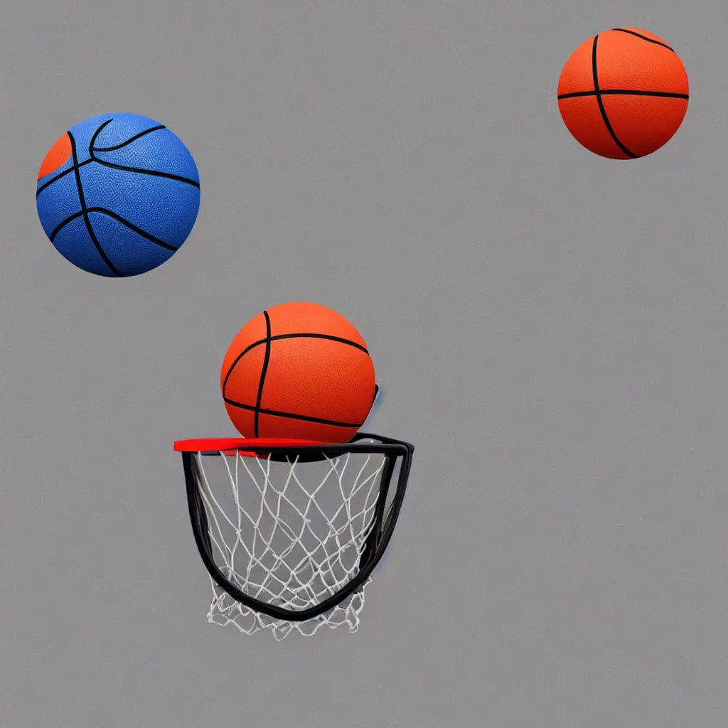 Image similar to a basketball in the shape of a cube