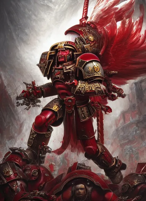 Wallpaper staff armor Warhammer space Marines 40k Blood Angels the  librarian images for desktop section фантастика  download