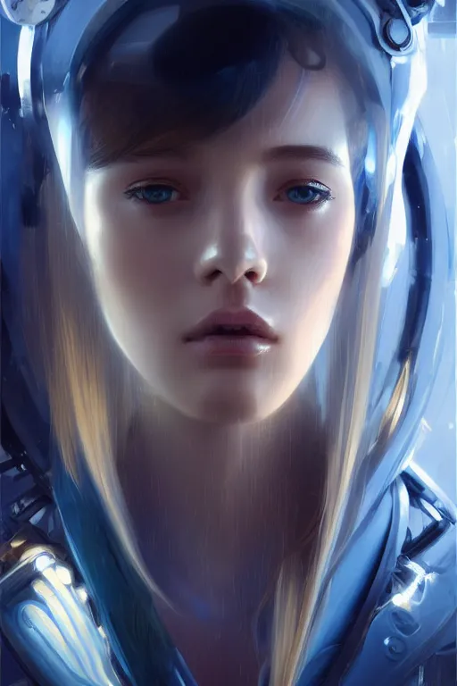 Image similar to portrait futuristic beautiful navy Girl, at inside of a future submarine, ssci-fi, fantasy, intricate, very very beautiful, elegant, human anatomy, neon light, highly detailed, digital painting, artstation, concept art, soft light, hdri, smooth, sharp focus, illustration, art by tian zi and craig mullins and WLOP and alphonse mucha