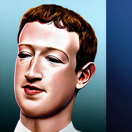 Prompt: a lizard as mark zuckerberg, photorealistic