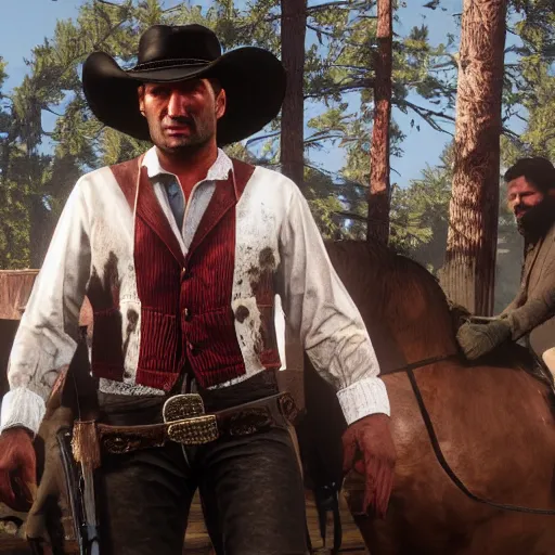 Image similar to Vitaliy Klitschko in Red Dead Redemption 2