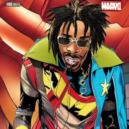 Image similar to Quavo made by Marvel comics,