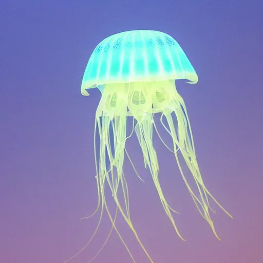 Image similar to An angel jellyfish