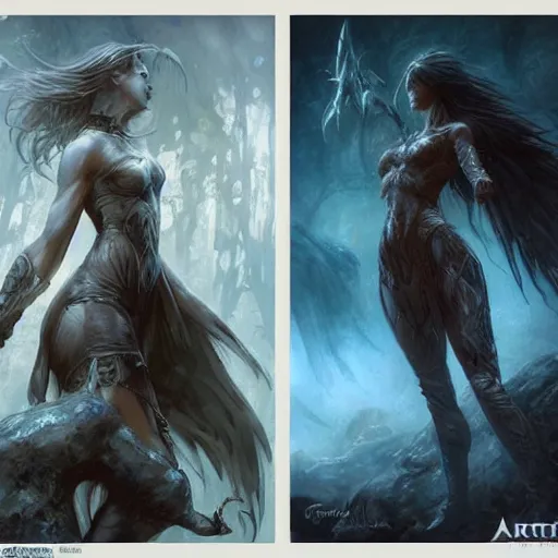 Image similar to artgerm and greg rutkowski and luis royo