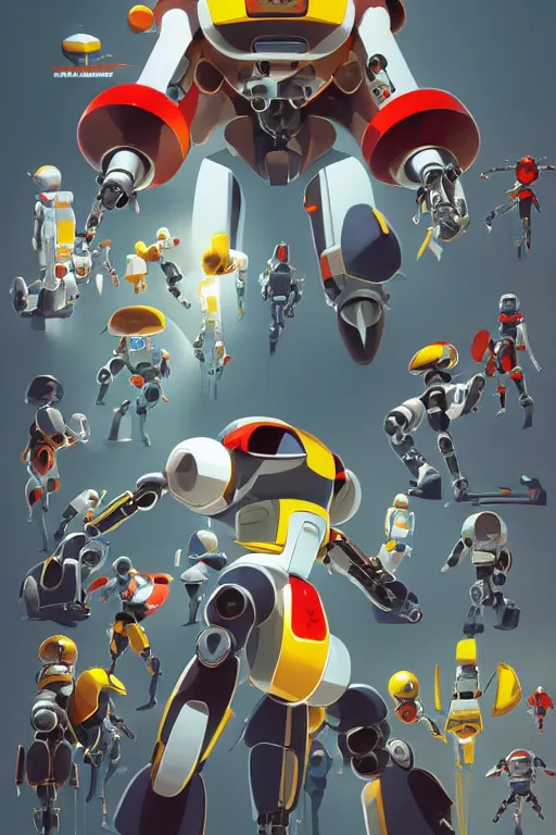 Image similar to metabots medabots medarotto medarot robot minimalist comics, behance hd by jesper ejsing, by rhads, makoto shinkai and lois van baarle, ilya kuvshinov, rossdraws global illumination ray tracing hdr radiating a glowing aura