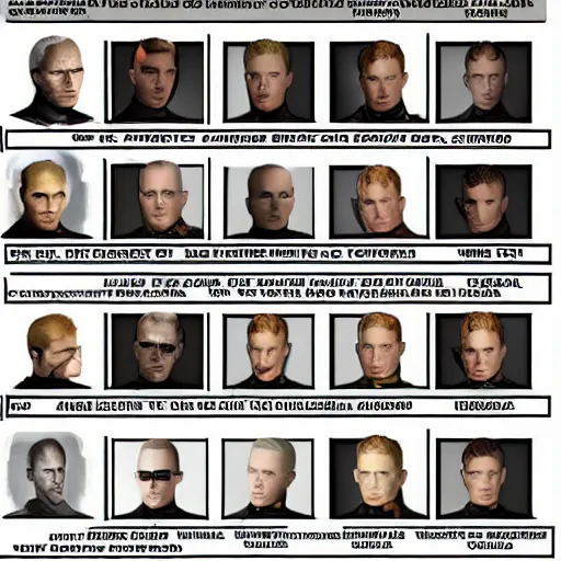 Prompt: D&D alignment chart for Albert Wesker