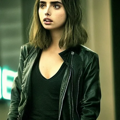 Image similar to joi from blade runner 2 0 4 9 played by ana de armas, neo noire