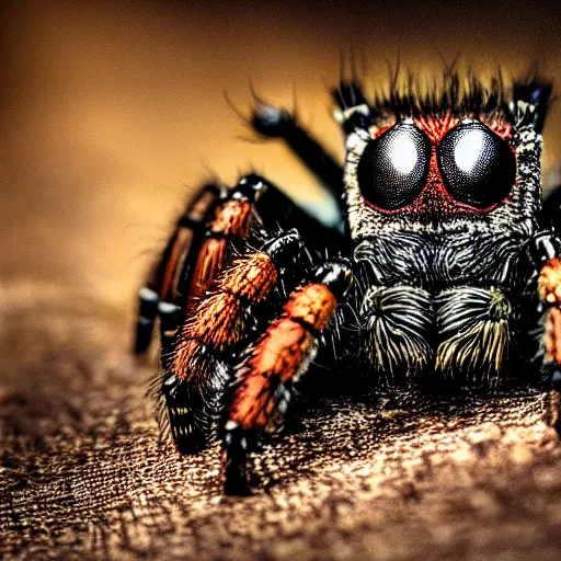 Image similar to come into my parlour, said the spider to the fly cinematic 3 5 mm hdr 8 k