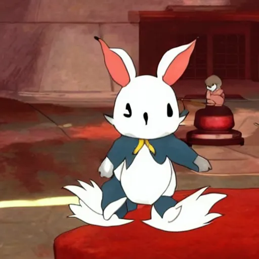 Prompt: A Moogle in The Legend of Korra