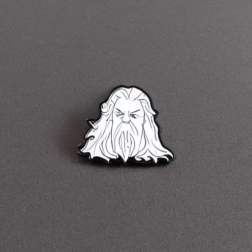 Image similar to gandalf enamel pin