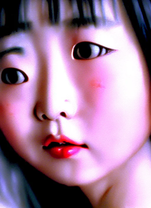 Prompt: vintage film still from Italy of pretty Asuka Saito stares in amusement at you. soft detailed painting at 16K resolution and amazingly epic visuals. epically beautiful image. amazing effect, image looks gorgeously crisp as far as it's visual fidelity goes, absolutely outstanding. vivid clarity. ultra detail. iridescent. mind-breaking. mega-beautiful pencil shadowing. beautiful face. Ultra High Definition. soft shading. soft texture. intensely beautiful.